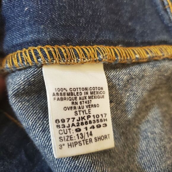 Polo Ralph Lauren Jean Hipster Shorts Size 13/14 - Picture 10 of 11